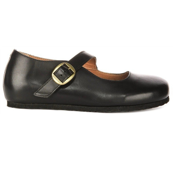 Birkenstock Shoes - Birkenstock Tracy Mary Jane Ballet Eva Womens Flat Shoe In Black 39